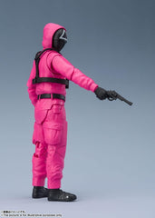 S.H. Figuarts Squid Game Masked Soldier, Approx. 5.7 inches (145 mm), ABS   PVC, Pre-painted Action Figure