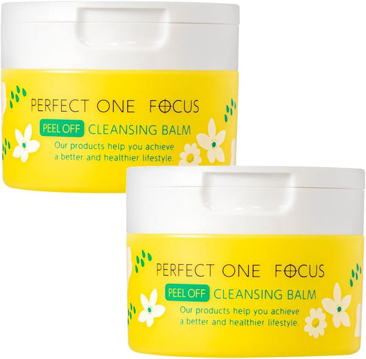 Perfect One Focus Perfect One FOCUS Peel Off Cleansing Balm, 1.8 oz (50 g) (Set of 2), Pore Dirt, Exfoliating Care, Special Care