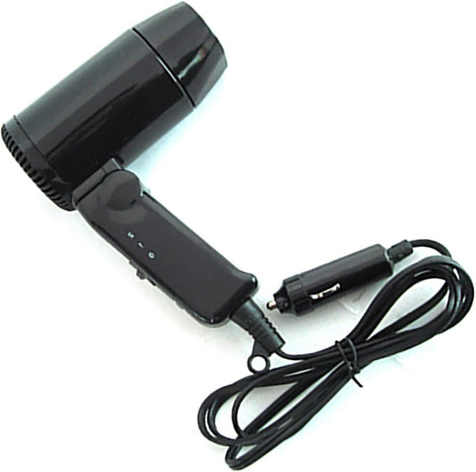 Hair Dryer Car Foldable 12V 216W Travel Driving Home Travel Air Blower Compact Hair Dryer