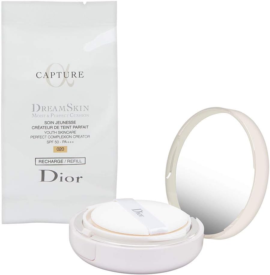 Christian Dior Capture Dreamskin Moist   Perfect Cushion SPF 50 With Extra Refill - # 020 (Light Beige) 2x15g/0.5oz Parallel Import