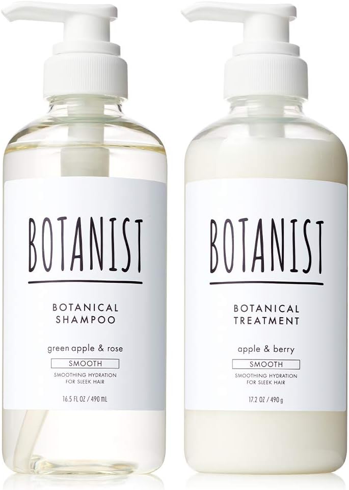 [Japanese Shampoo and Conditioner] BOTANIST | Shampoo Treatment Set Bottle Smooth Botanical Hair Care Conditioner Men's Women's