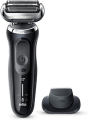 2021 Model Brown Men's Electric Shaver 70-N1200s / Noir Black with Sled Trimmer (Amazon.co.jp Exclusive)