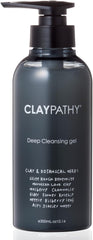 CLAYPATHY Deep Cleansing Gel Clay Weakly Acidic Pore Stains No need to wash your face, eyelash extensions OK, can be used in the bath Made in Japan 300mL