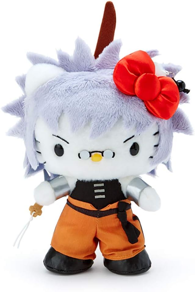 Sanrio 828874 Rurouni Kenshin x Hello Kitty Plush Toy (Snow Partner)