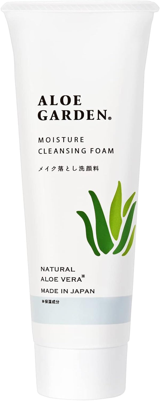 ALOE GARDEN Aloe Garden Makeup Remover Facial Cleanser Moisture Cleansing Foam (Produced by Kobayashi Pharmaceutical) 3.5 oz (100 g)