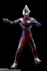 BANDAI SPIRITS S.H. Figuarts Ultraman Tiga Multi Type (True Bone Carving Process), Approx. 5.9 inches (150 mm), PVC, ABS, TPE, Pre-painted Action Figure