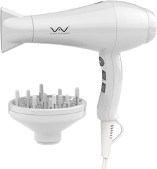 VAV Far Infrared and Negative Ion Dryer, Wind Temperature   Air Flow 6 Sets 1200W (White)