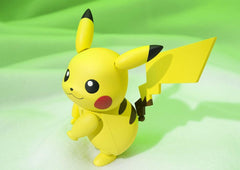 S.H. Figuarts Pokemon Pikachu, Approx. 3.9 inches (100 mm), PVC   ABS, Pre-painted Action Figure