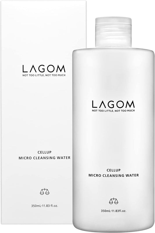 LAGOM Micro Cleansing Water Makeup Remover, Cleansing, Wiping, Sebum Pore Stains, Rough Skin, Moisturizing, 11.8 fl oz (350 ml) Genuine Japanese Product