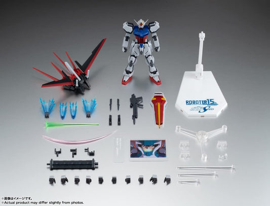 Robot Spirits Mobile Suit Gundam SEED GAT-X105+AQM/E-X01 ALE STRIKE GUNDAM VER. A.N.I.M.E. ROBOT Spirits 15th ANNIVERSARY Pre-Painted Action Figure