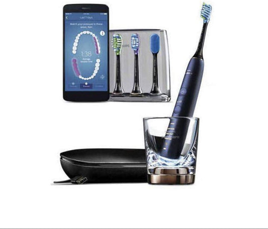 Philips Sonicare HX9954/55 Diamond Clean Smart Electric Toothbrush, Lunar Blue