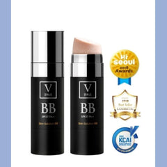 FAU Skin Solutions BB Glossy Skin BB Cream High Coverage After Peeling Care Sensitive Skin Moisturizing Soothing Peppermint Extract 1.1 oz (30 g) / Box SPF37PA++