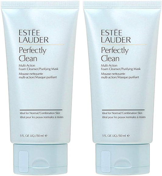 Estee Lauder Clean Action Foaming Cleanser, 5.0 oz (145 g), Set of 2