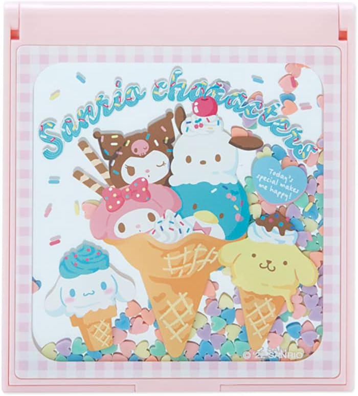 Sanrio 227421 Sanrio Characters Mirror (Ice Cream Parlour)