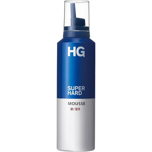 Shiseido HG Super Hard Mousse for Hard Hair Set, 6.3 oz (180 g) x 6 Pieces + Bonus