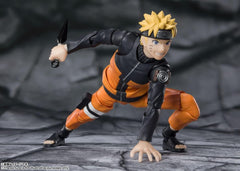 S.H. Figuarts Naruto Shippuden Uzumaki Naruto - Ninetai no Hashiki with Hope - Approx. 5.7 inches (145 mm), PVC   ABS Pre-painted Action Figure BAS63238