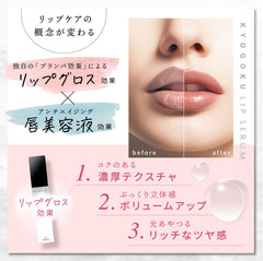 Kyogoku Lip Serum Plumper Plump Volume Up Moisturizing Ruddy Transparent Popular Lip Gloss