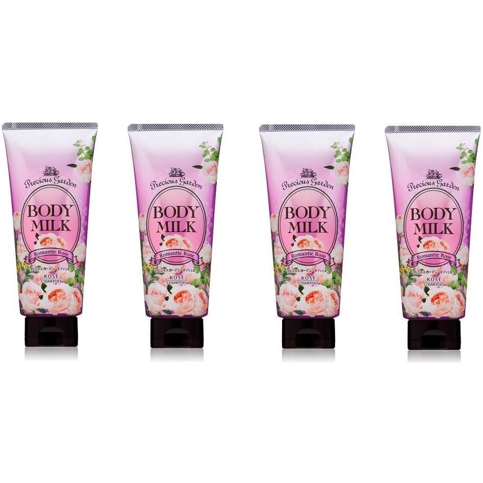 Bulk purchase KOSE Precious Garden Body Milk (Romantic Rose) 200g x 4 pieces