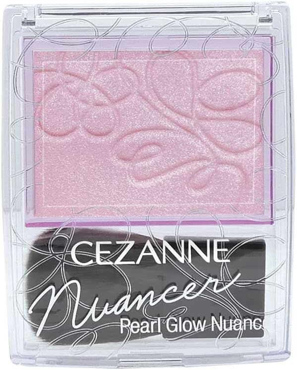 Cezanne Pearl Glow Nuance N2 Lilac Mood 2.4g Highlight Cheek Pearl Nuance Change