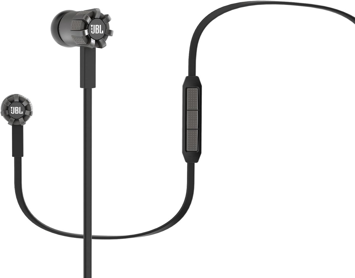 JBL Synchros S200a In-ear earphones Compatible with smartphones and remote control with microphone Black SYNIE200ABLK Domestic regular product