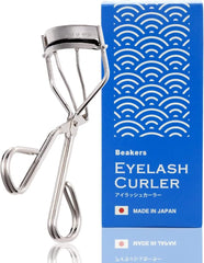 Beakers Eyelash Curler with 1 Replacement Rubber, Made in Japan (Eyelash Curl, Long Lasting Curler)