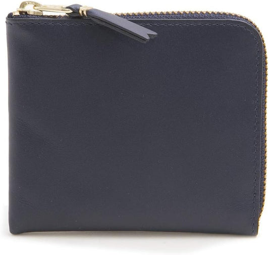 Classic Leather Wallet SA3100 Men's Women's Navy Blue BL Parallel Import, navy