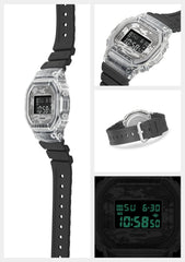 Casio G-Shock DW-5600SKC-1JF Men's Watch, Camouflage Skeleton Series, Black, Limited Model / Camouflage Skeleton Series