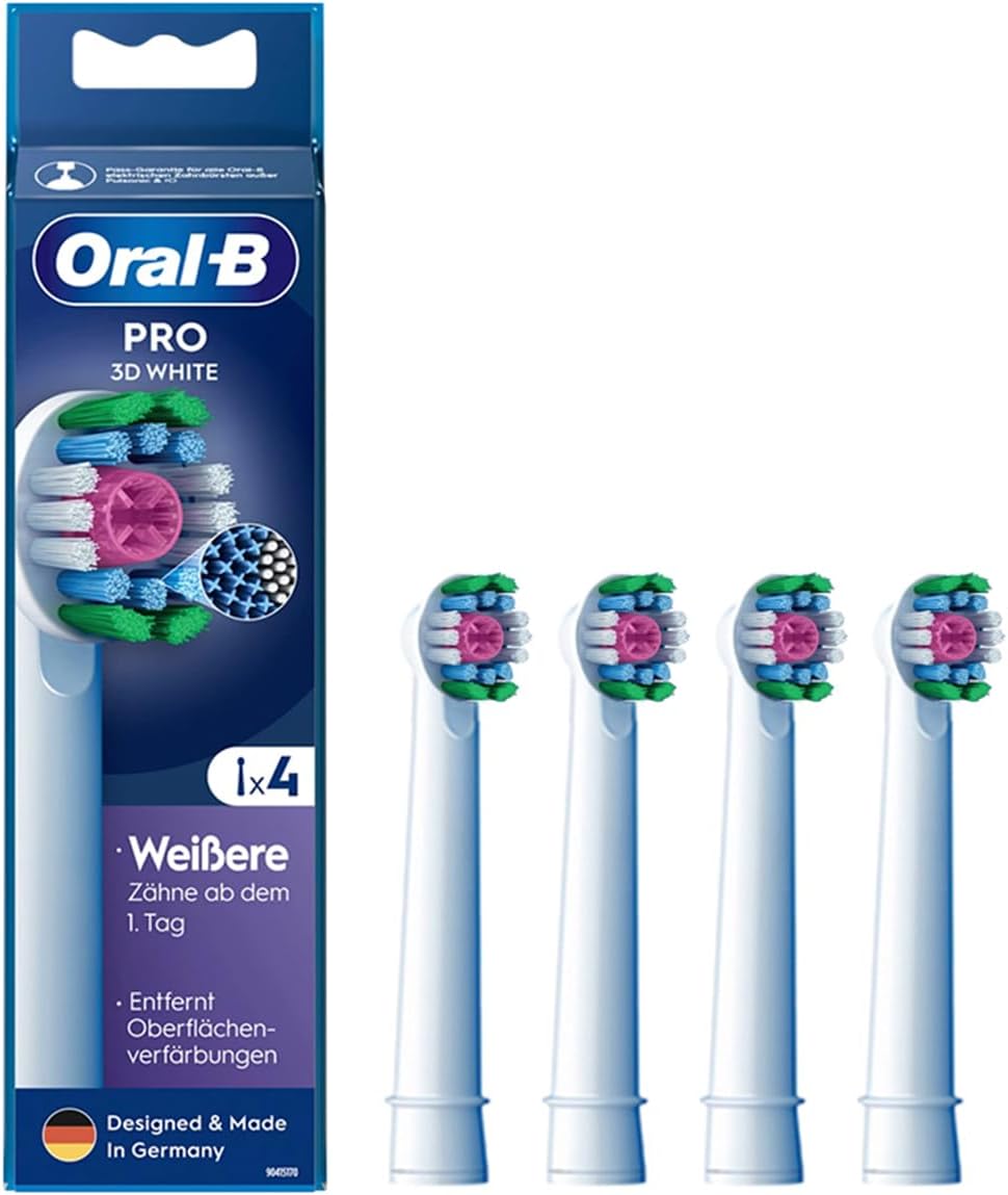 Braun Oral B Replacement Brush Whitening Brush/3D WHITE 4 Pieces EB18-4-EL Parallel Import