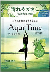 Ayuru Time Bath Salt, 6 Types of Scents, Bath Salt, Set of BathPowder, Includes Bonus BathPowder Before Sleeping (1 of 6 Scents)