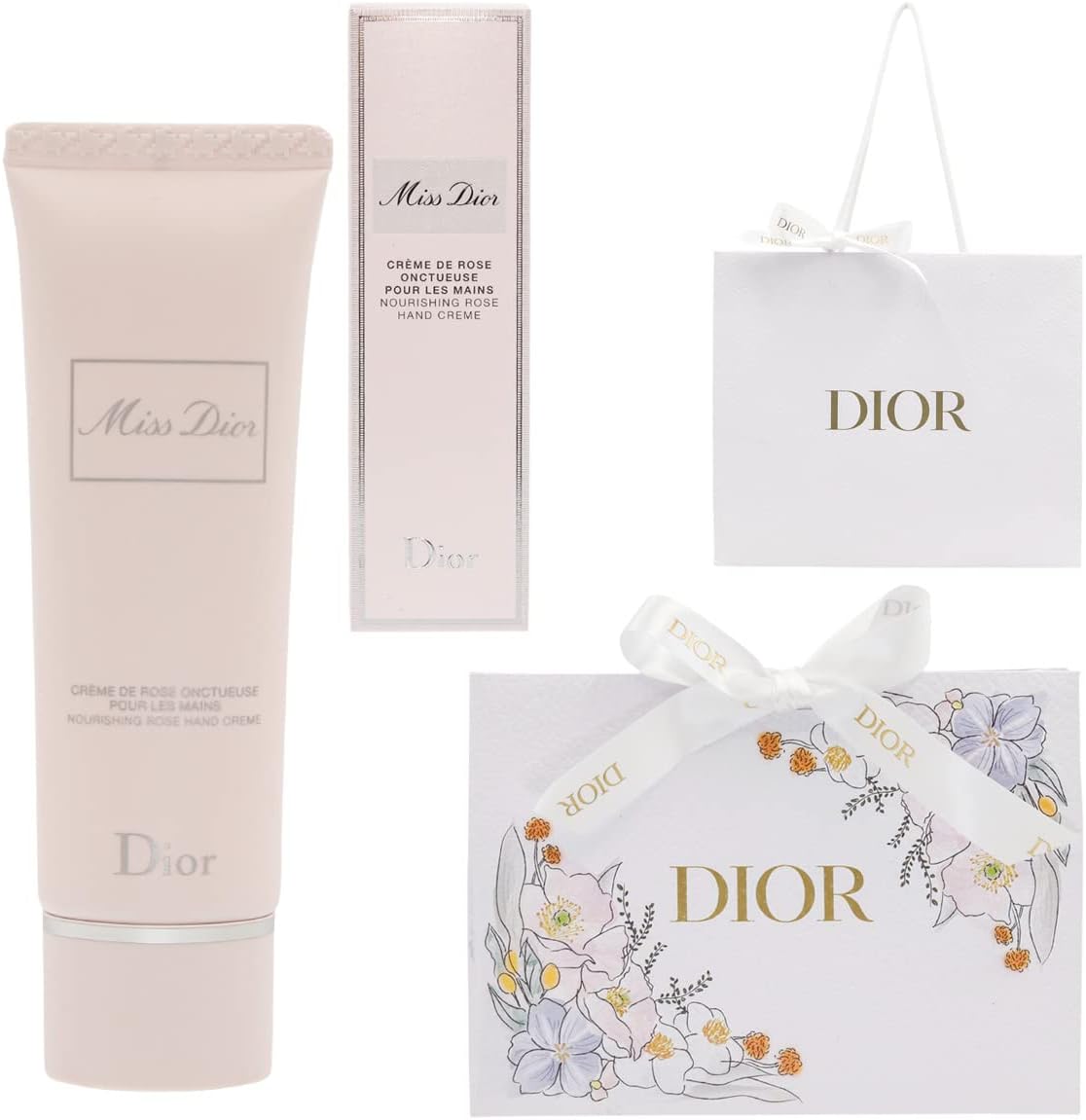 Miss Dior Hand Cream Dior Special Design Box, 1.7 fl oz (50 ml), Includes Paper Bag, Birthday Gift, Gift