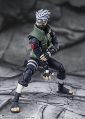 S.H. Figuarts Naruto Shippuden Hatake Kakashi - Heroes of the Famous Sharineye, Approx. 6.3 inches (160 mm), ABS   PVC Pre-painted Action Figure BAS63451