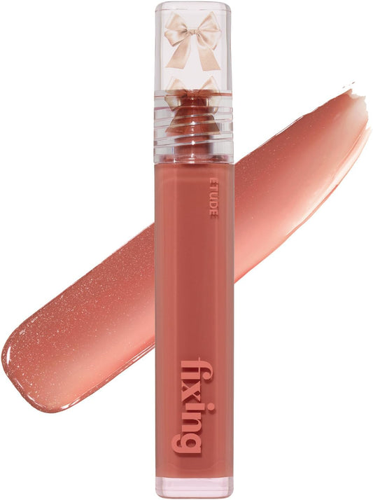 ETUDE Etude Official Glow Fixing Tint Lychee Beige/Lip Tint/Lipstick/Glossy Finish/High Moisturizing / 3.8g / Clione Lip