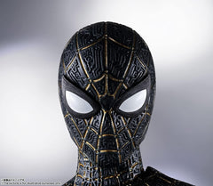 S.H. Figuarts Spider-Man Black   Gold Suit (Spider-Man: No Way Home) Approx. 5.9 inches (150 mm), ABS   PVC Pre-painted Action Figure