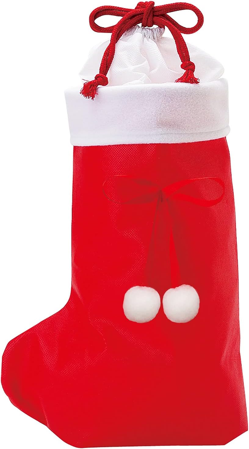 Sanrio 781746 Christmas Wrapping Socks Bag LL Size SANRIO