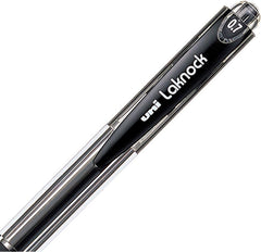 Mitsubishi Pencil Oil Ballpoint Pen Berry Easy Knock 5 x 0.7 SN100075P.24 Black