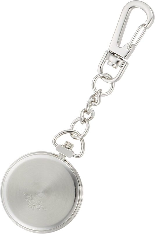 Citizen Q Q Pocket Watch Waterproof Clip QA72-204 White