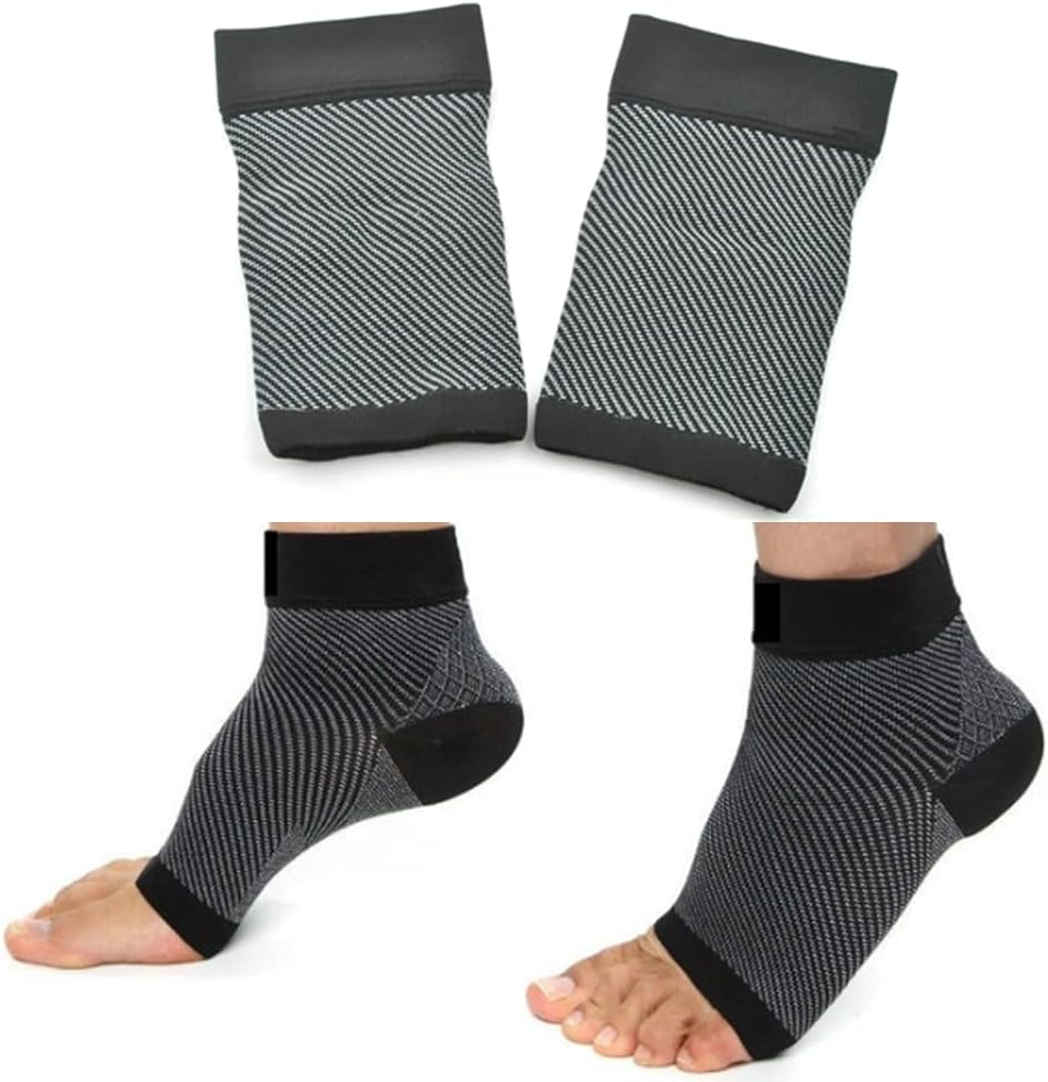 Plantar Fasciitis Compression Ankle Sleeve Ankle Supporter Unisex Arch Pain Supporter (26-28.5 cm)