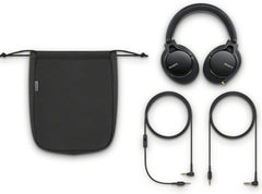 Sony Headphones MDR-1AM2 B: Hi-Res Sealed Foldable Cable Detachable/Balanced Connection Φ4.4 Cable Included Remote Control/Mic Included 2018 360 Reality Audio Certified Model Black MDR-1AM2 B