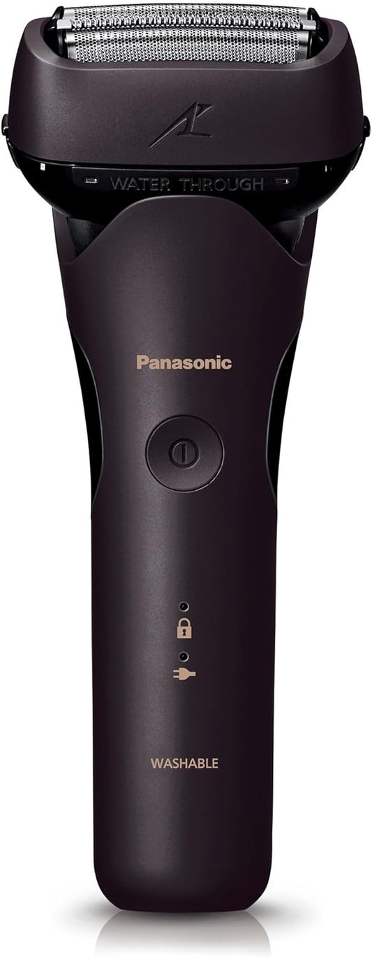 Panasonic ES-LT2Q-T Men's Shaver, Lamb Dash, 3 Blades, Brown, Shave Even During Charging