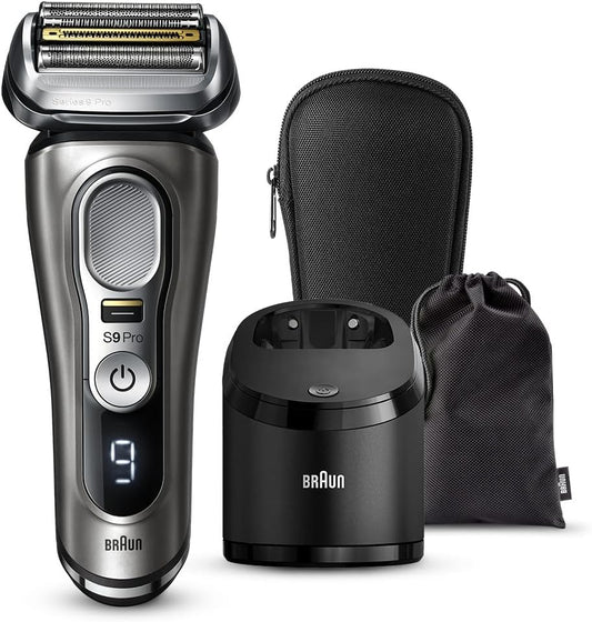 Braun Men's Electric Shaver Series 9 9455cc-V with Washer, 5 Cut System, Sonic Vibration Technology, Evening Beard, Zero Electric Shaver Latest Fall 2022 Model (Amazon.co.jp Exclusive)