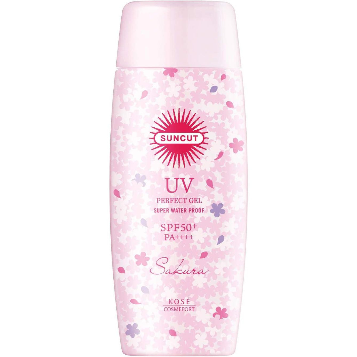 Suncut KOSE Sunscreen Perfect UV Gel SPF50+ PA++++ Waterproof Cherry Blossom Scent 100g (x 1)