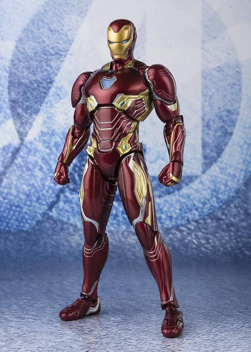 S.H. Figuarts Avengers Iron Man Mark 50 Nano Weapon Set 2 (Avengers: End Game), Approximately 6.1 inches (155 mm), PVC   ABS   Die-cast Pre-Painted Complete Action Figure