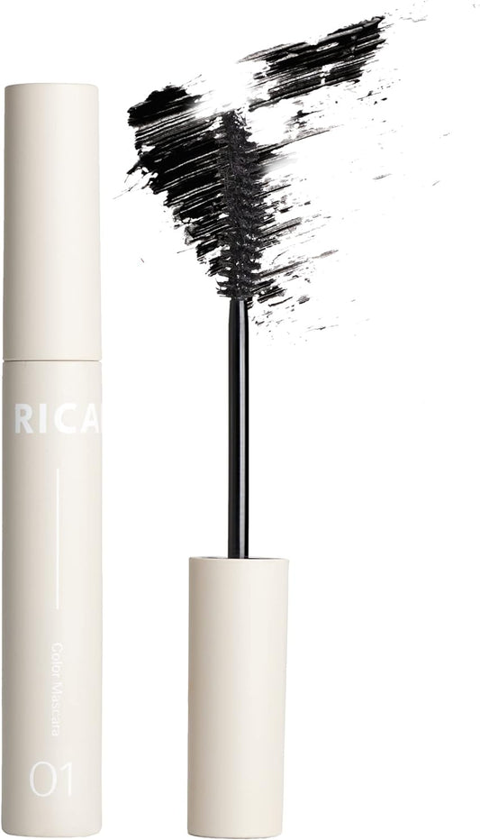 Licca Frosh (Official) RICAFROSH Produced by Yuka Furukawa Mascara, Color Mascara, Dropping with Hot Water, 0.2 oz (6 g) (Black Cape)