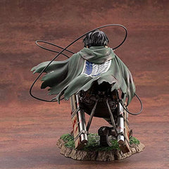 Attack on Titan Handmade Soldier Commander Mikasa Alan Levy Handmade Movable Doll Model Decoration (S)