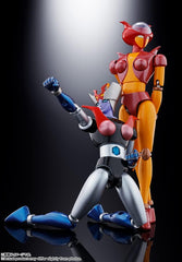 Soul of Chogokin Mazinger Z GX-08R Afro Dai A vs GX-09R Minerva X Approx. 6.3 inches (160 mm), Die Cast   ABS   POM, Painted Action Figure