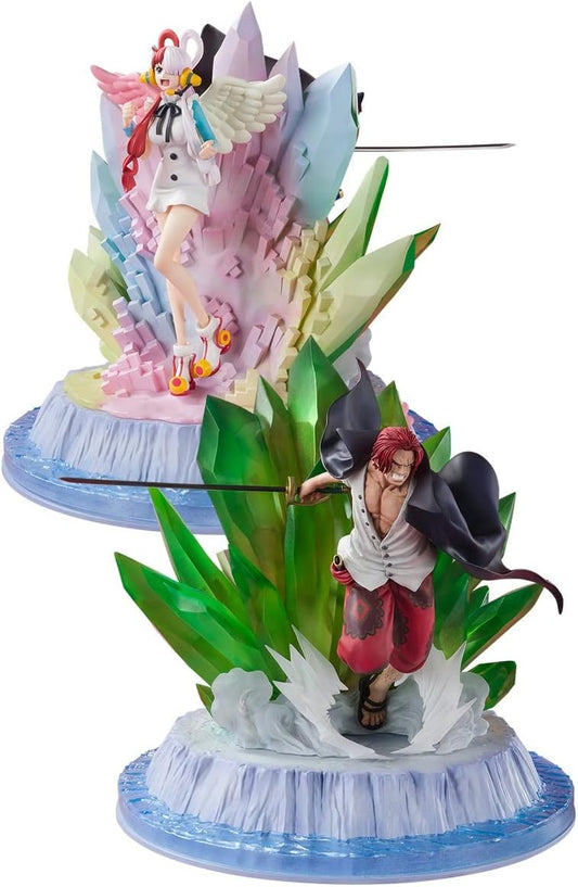 Figuarts Zero One Piece Shanks   Uta - ONE PIECE FILM RED Ver. Approx. 9.4 inches (240 mm), PVC   ABS, Painted Finished Figure