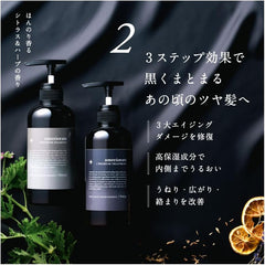 [Japanese Shampoo and Conditioner] Ameliorite Premium Shampoo   Treatment 500ml set Gray hair care Approach to the concerns of the adult generation