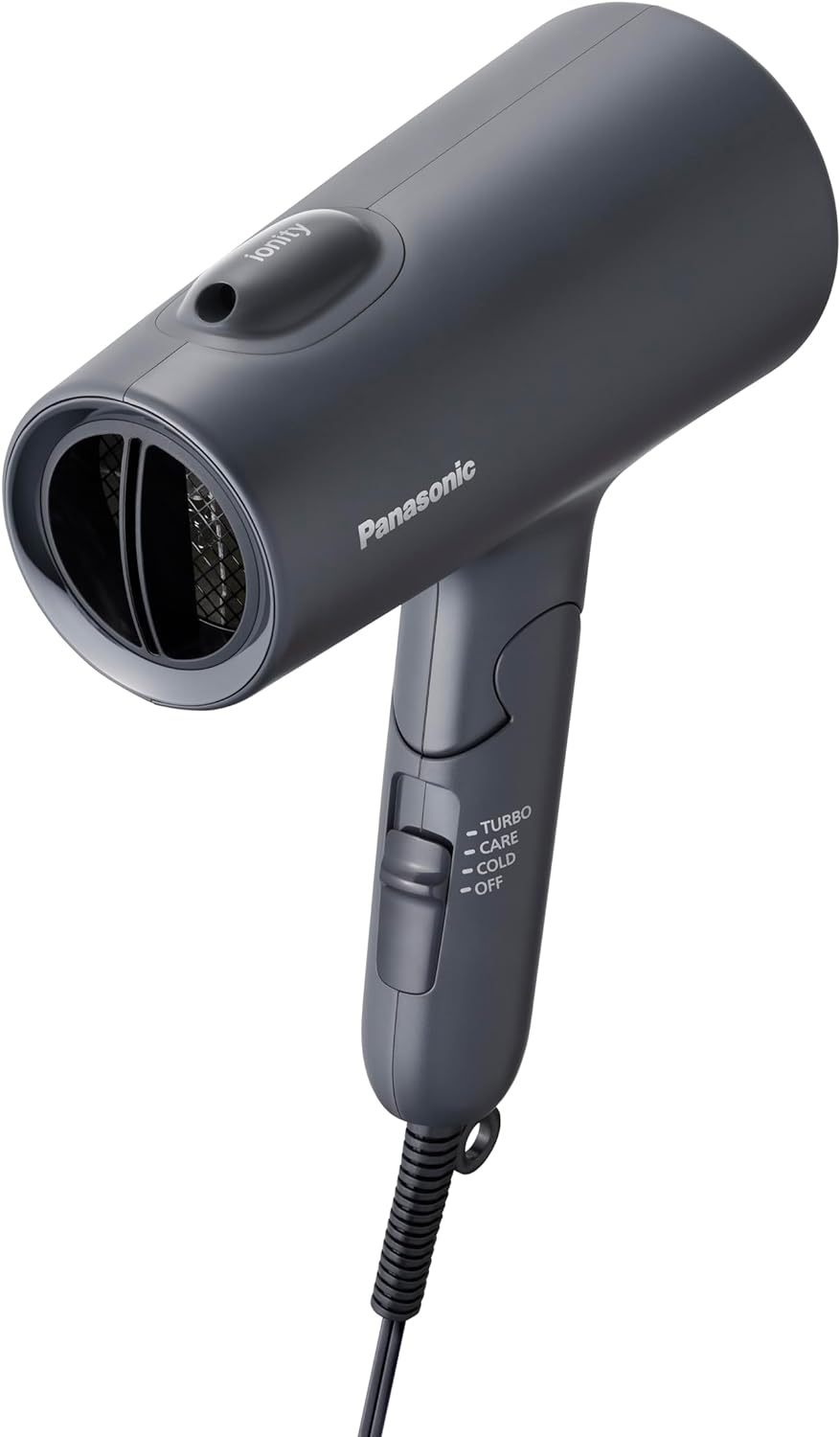 Panasonic EH-NE5L-H Dryer, Quick Drying, Large Airflow, Powerful Dry, Low Temperature Mode, Negative Ion, Dark Gray