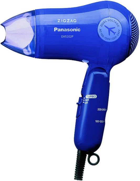 Panasonic EH5202P-A Zigzag Hair Dryer Turbodry 1200 Blue