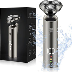 Men's Electric Shaver, Shaver, Electric Shaver, Sharp, Waterproof Design, Can Shave in the Bath, Rechargeable, Cordless